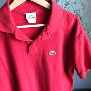 Lacoste Men’s Classic Red Short-Sleeve Polo